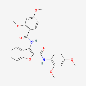 3-(2,4-dimethoxybenzamido)-N-(2,4-dimethoxyphenyl)benzofuran-2-carboxamide