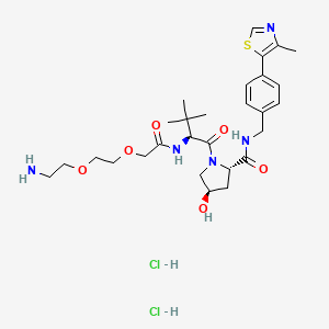 (S,R,S)-AHPC-PEG2-NH2 (dihydrochloride)