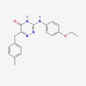 3-((4-ethoxyphenyl)amino)-6-(4-methylbenzyl)-1,2,4-triazin-5(4H)-one