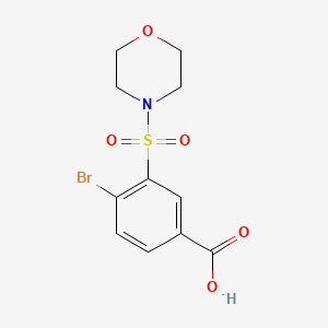 4-Bromo-3-(morpholine-4-sulfonyl)-benzoic acid