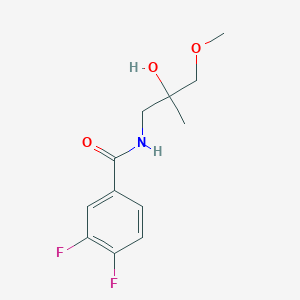 3,4-difluoro-N-(2-hydroxy-3-methoxy-2-methylpropyl)benzamide