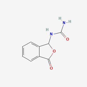molecular formula C9H8N2O3 B2742150 (3-oxo-1,3-dihydro-2-benzofuran-1-yl)urea CAS No. 4741-69-9