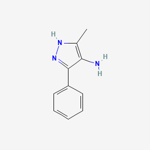 B2742183 5-methyl-3-phenyl-1H-pyrazol-4-amine CAS No. 1056929-68-0; 112884-51-2
