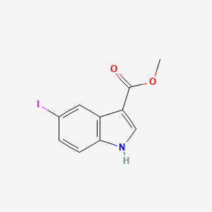 molecular formula C10H8INO2 B2742196 methyl 5-iodo-1H-indole-3-carboxylate CAS No. 330195-72-7