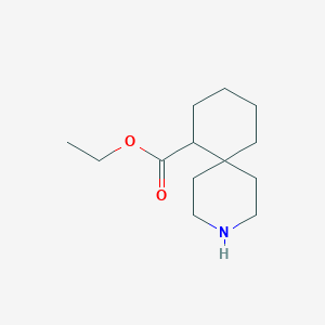 molecular formula C13H23NO2 B2742293 Ethyl 3-azaspiro[5.5]undecane-7-carboxylate CAS No. 2287332-68-5