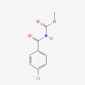molecular formula C9H8ClNO3 B2742449 methyl N-(4-chlorobenzoyl)carbamate CAS No. 27132-26-9