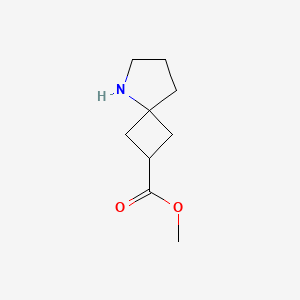 molecular formula C9H15NO2 B2742455 Methyl 5-azaspiro[3.4]octane-2-carboxylate CAS No. 2260917-57-3