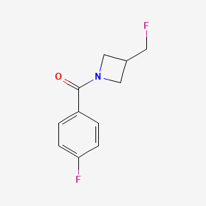(3-(Fluoromethyl)azetidin-1-yl)(4-fluorophenyl)methanone