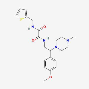 N1-(2-(4-methoxyphenyl)-2-(4-methylpiperazin-1-yl)ethyl)-N2-(thiophen-2-ylmethyl)oxalamide