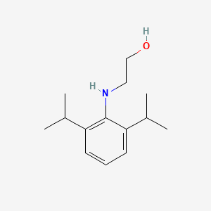 2-{[2,6-Bis(propan-2-yl)phenyl]amino}ethan-1-ol