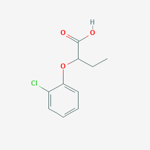 molecular formula C10H11ClO3 B2742712 2-(2-Chlorophenoxy)butanoic acid CAS No. 67829-76-9