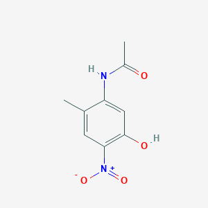 molecular formula C9H10N2O4 B2742731 N-(5-Hydroxy-2-methyl-4-nitrophenyl)acetamide CAS No. 2055119-36-1