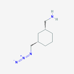 B2742793 [(1R,3S)-3-(Azidomethyl)cyclohexyl]methanamine CAS No. 2243505-56-6