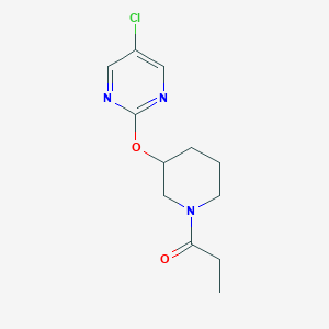 1-(3-((5-Chloropyrimidin-2-yl)oxy)piperidin-1-yl)propan-1-one