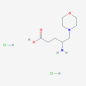 4-Amino-5-(morpholin-4-yl)pentanoic acid dihydrochloride