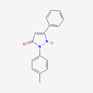 2-(4-methylphenyl)-5-phenyl-1,2-dihydro-3H-pyrazol-3-one