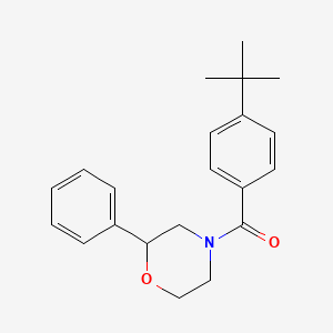 (4-(Tert-butyl)phenyl)(2-phenylmorpholino)methanone