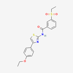 N-(4-(4-ethoxyphenyl)thiazol-2-yl)-3-(ethylsulfonyl)benzamide