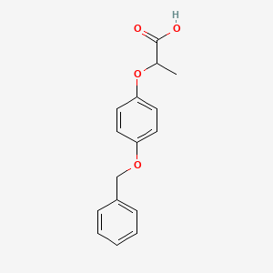 2-[4-(Benzyloxy)phenoxy]propanoic acid