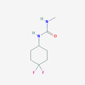 molecular formula C8H14F2N2O B2742827 1-(4,4-Difluorocyclohexyl)-3-methylurea CAS No. 1864423-64-2