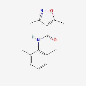 molecular formula C14H16N2O2 B2742863 N-(2,6-dimethylphenyl)-3,5-dimethyl-1,2-oxazole-4-carboxamide CAS No. 478031-62-8