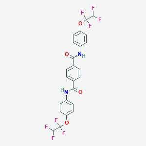 molecular formula C24H16F8N2O4 B274288 N1,N4-BIS[4-(1,1,2,2-TETRAFLUOROETHOXY)PHENYL]BENZENE-1,4-DICARBOXAMIDE 