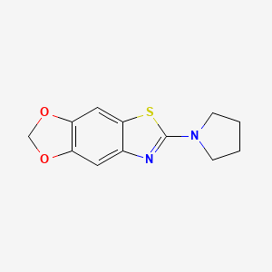 6-Pyrrolidin-1-yl-[1,3]dioxolo[4,5-f][1,3]benzothiazole