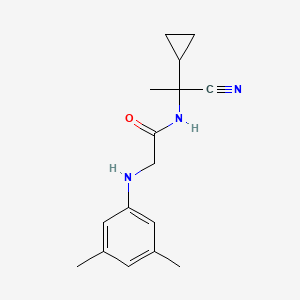 N-(1-cyano-1-cyclopropylethyl)-2-[(3,5-dimethylphenyl)amino]acetamide