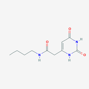 molecular formula C10H15N3O3 B2742934 N-butyl-2-(2,6-dioxo-1,2,3,6-tetrahydropyrimidin-4-yl)acetamide CAS No. 868228-71-1