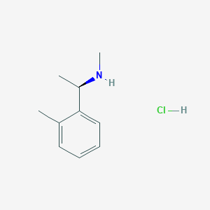 molecular formula C10H16ClN B2742939 methyl[(1R)-1-(2-methylphenyl)ethyl]amine hydrochloride CAS No. 2059913-74-3