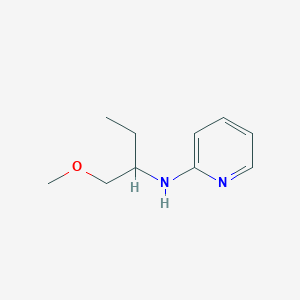molecular formula C10H16N2O B2743006 N-(1-methoxybutan-2-yl)pyridin-2-amine CAS No. 1481399-20-5
