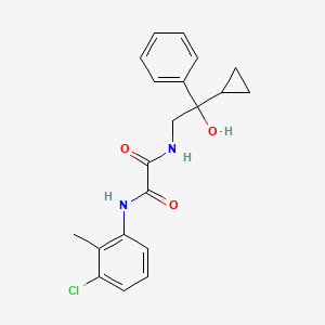 N1-(3-chloro-2-methylphenyl)-N2-(2-cyclopropyl-2-hydroxy-2-phenylethyl)oxalamide