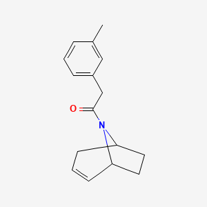 1-((1R,5S)-8-azabicyclo[3.2.1]oct-2-en-8-yl)-2-(m-tolyl)ethanone