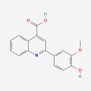 2-(4-Hydroxy-3-methoxyphenyl)quinoline-4-carboxylic acid