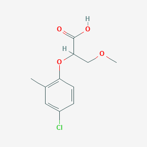 2-(4-Chloro-2-methylphenoxy)-3-methoxypropanoic acid