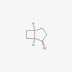 molecular formula C7H10O B2743127 (1S,5S)-bicyclo[3.2.0]heptan-2-one CAS No. 98673-05-3