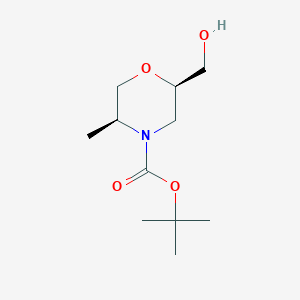 (2R,5S)-tert-butyl 2-(hydroxymethyl)-5-methylmorpholine-4-carboxylate