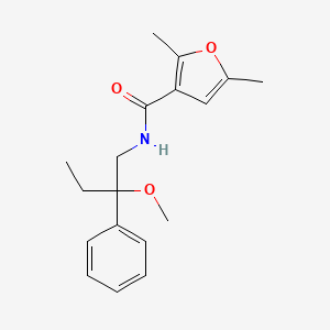 N-(2-methoxy-2-phenylbutyl)-2,5-dimethylfuran-3-carboxamide