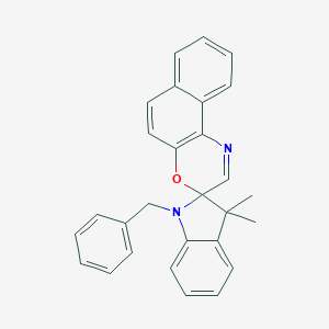 molecular formula C28H24N2O B274318 1-benzyl-3,3-dimethyl-1,3-dihydrospiro[indole-2,3'-naphtho[2,1-b][1,4]oxazine] 