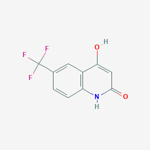 4-Hydroxy-6-(trifluoromethyl)quinoline-2(1H)-one