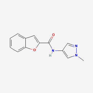N-(1-methyl-1H-pyrazol-4-yl)benzofuran-2-carboxamide