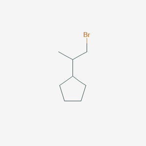 (1-Bromopropan-2-yl)cyclopentane