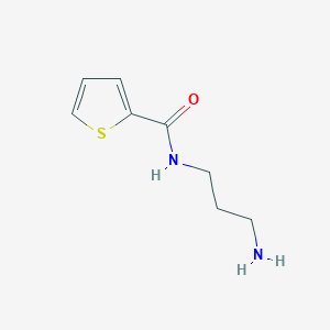 molecular formula C8H12N2OS B2743493 N-(3-aminopropyl)thiophene-2-carboxamide CAS No. 215655-16-6