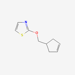 2-[(Cyclopent-3-en-1-yl)methoxy]-1,3-thiazole