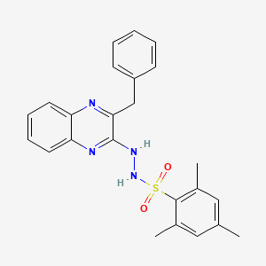 N'-(3-benzyl-2-quinoxalinyl)-2,4,6-trimethylbenzenesulfonohydrazide