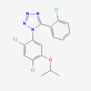 2,4-Dichloro-5-(5-(2-chlorophenyl)-1H-1,2,3,4-tetraazol-1-yl)phenyl isopropyl ether