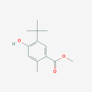 molecular formula C13H18O3 B2743541 Methyl 5-(tert-butyl)-4-hydroxy-2-methylbenzoate CAS No. 207737-02-8