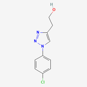 2-[1-(4-chlorophenyl)-1H-1,2,3-triazol-4-yl]ethan-1-ol