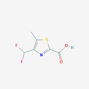B2743593 4-(Difluoromethyl)-5-methyl-1,3-thiazole-2-carboxylic acid CAS No. 2248389-31-1