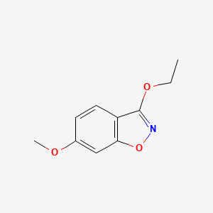molecular formula C10H11NO3 B2743680 3-Ethoxy-6-methoxybenzo[D]isoxazole CAS No. 439085-75-3